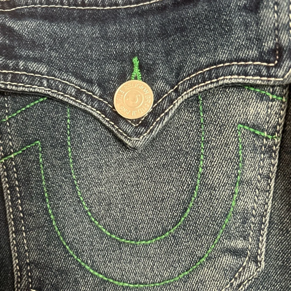 True Religion Dark Blue Men's Straight Jeans‎ 30/34